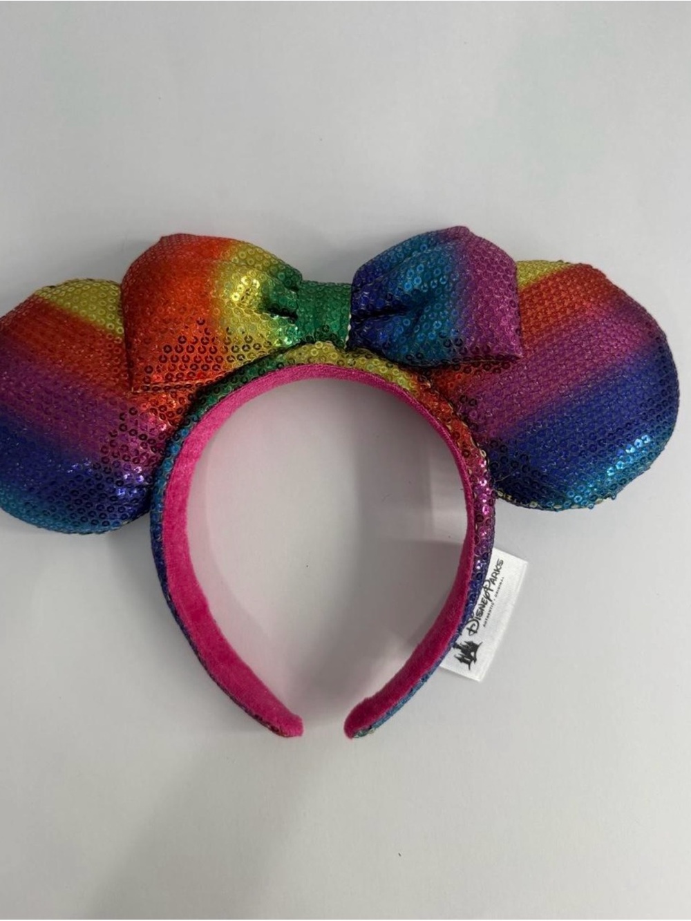 Disney Rainbow Sequin Minnie Ears Headband